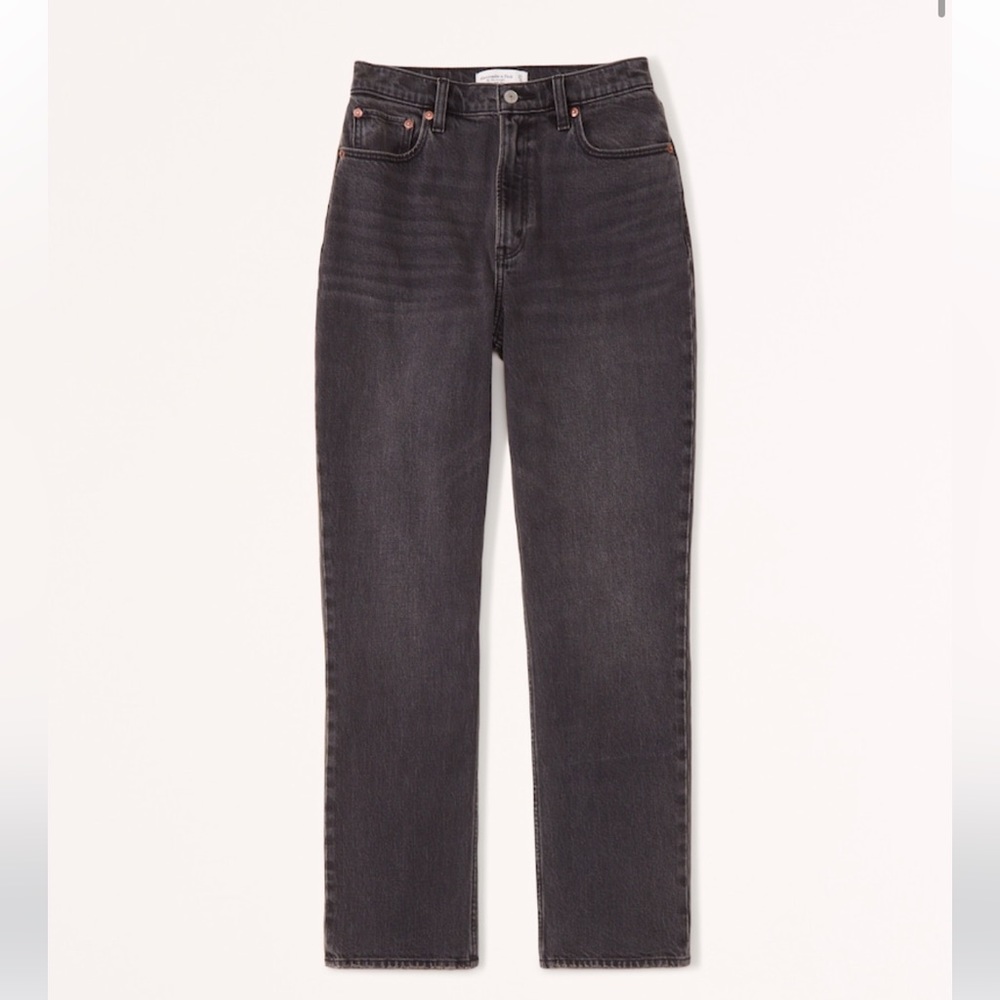 Abercrombie Curve Love Ultra High Rise 90s Straight Jean